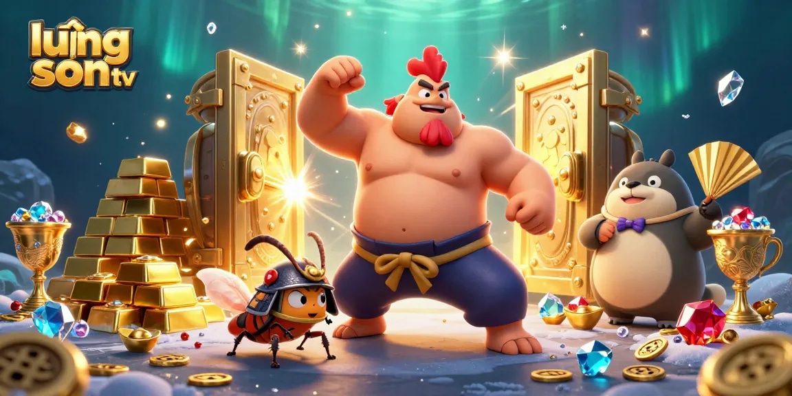 Experience thrilling casino fun with lương sơn tv in a vibrant, cartoonish 3D scene!