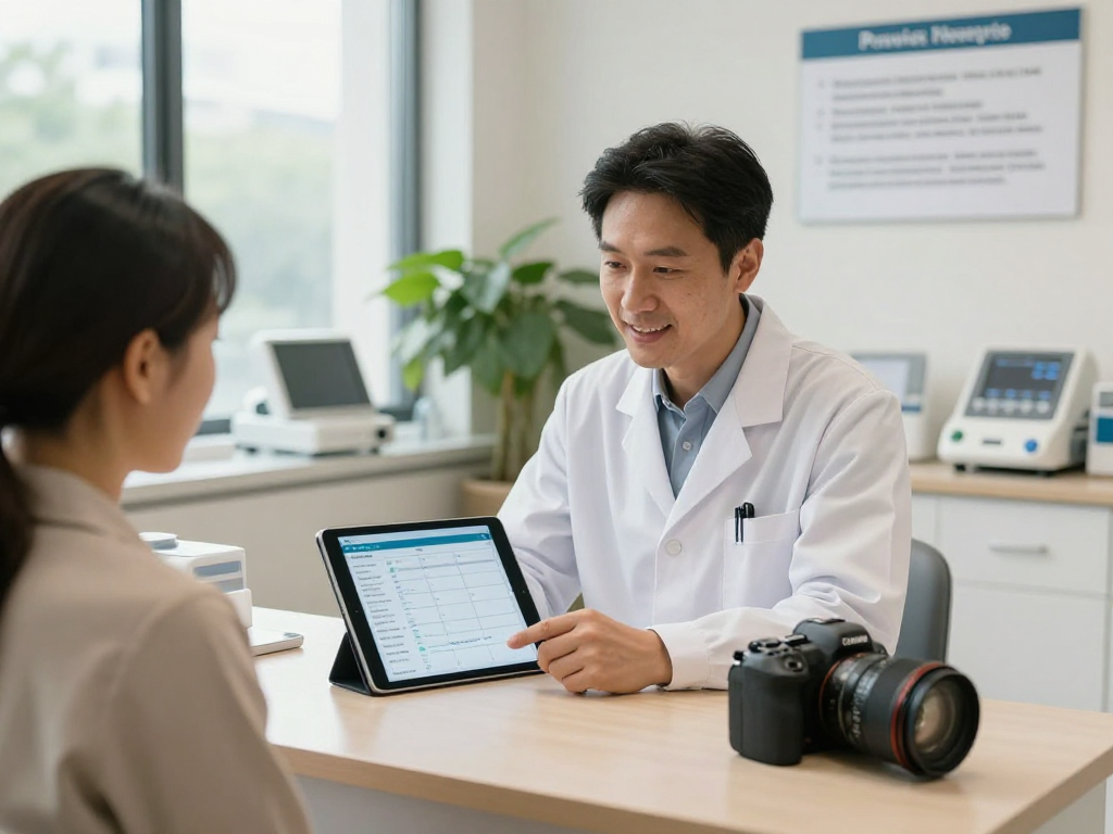 Safeguarding sensitive Gesundheitswesen Arzt data in a dental practice.