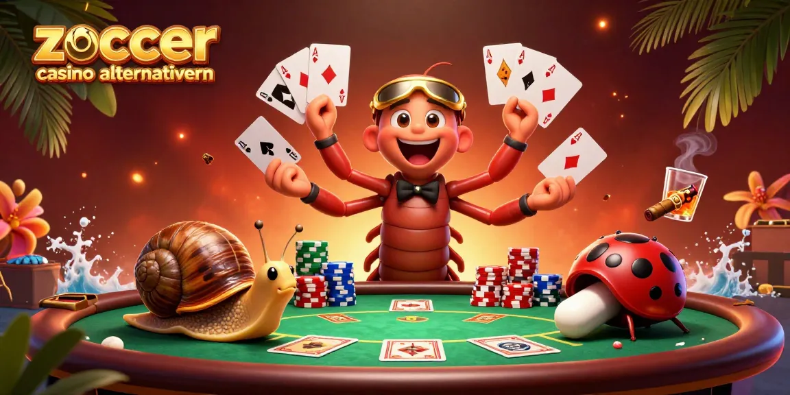 Spielen Sie aufregende Spiele bei Zoccer Casino Alternativen mit Spielautomaten und Poker-Tischen.